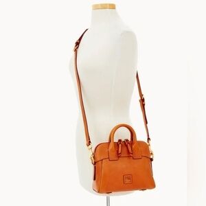 Dooney and Bourke Florentine Cameron Crossbody Satchel in NATURAL NEW
